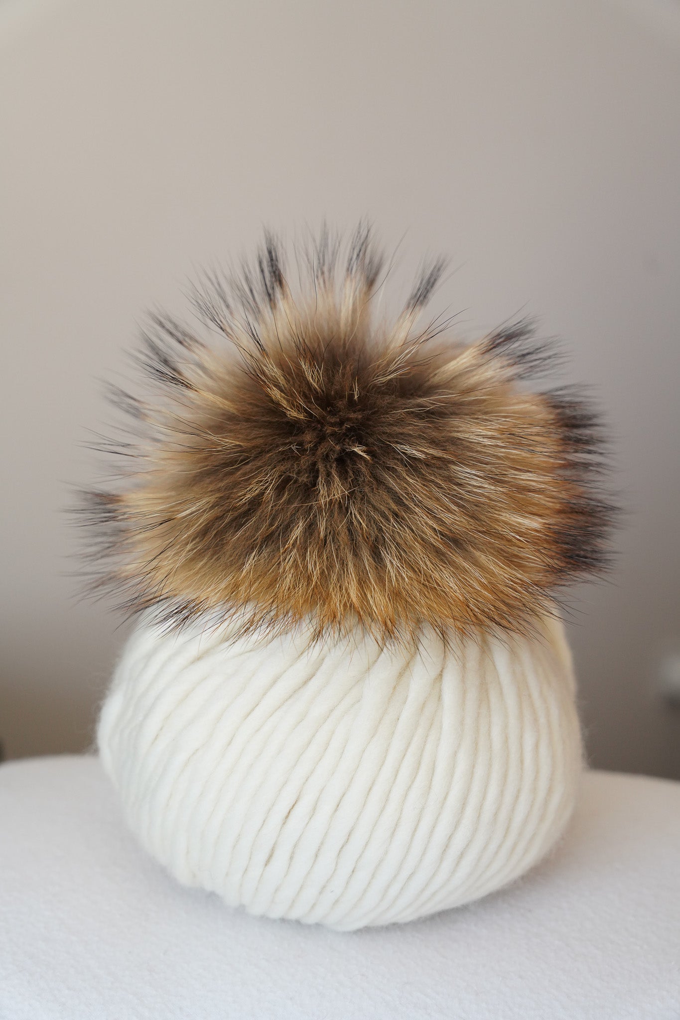 The Bobble Hat - Ivory