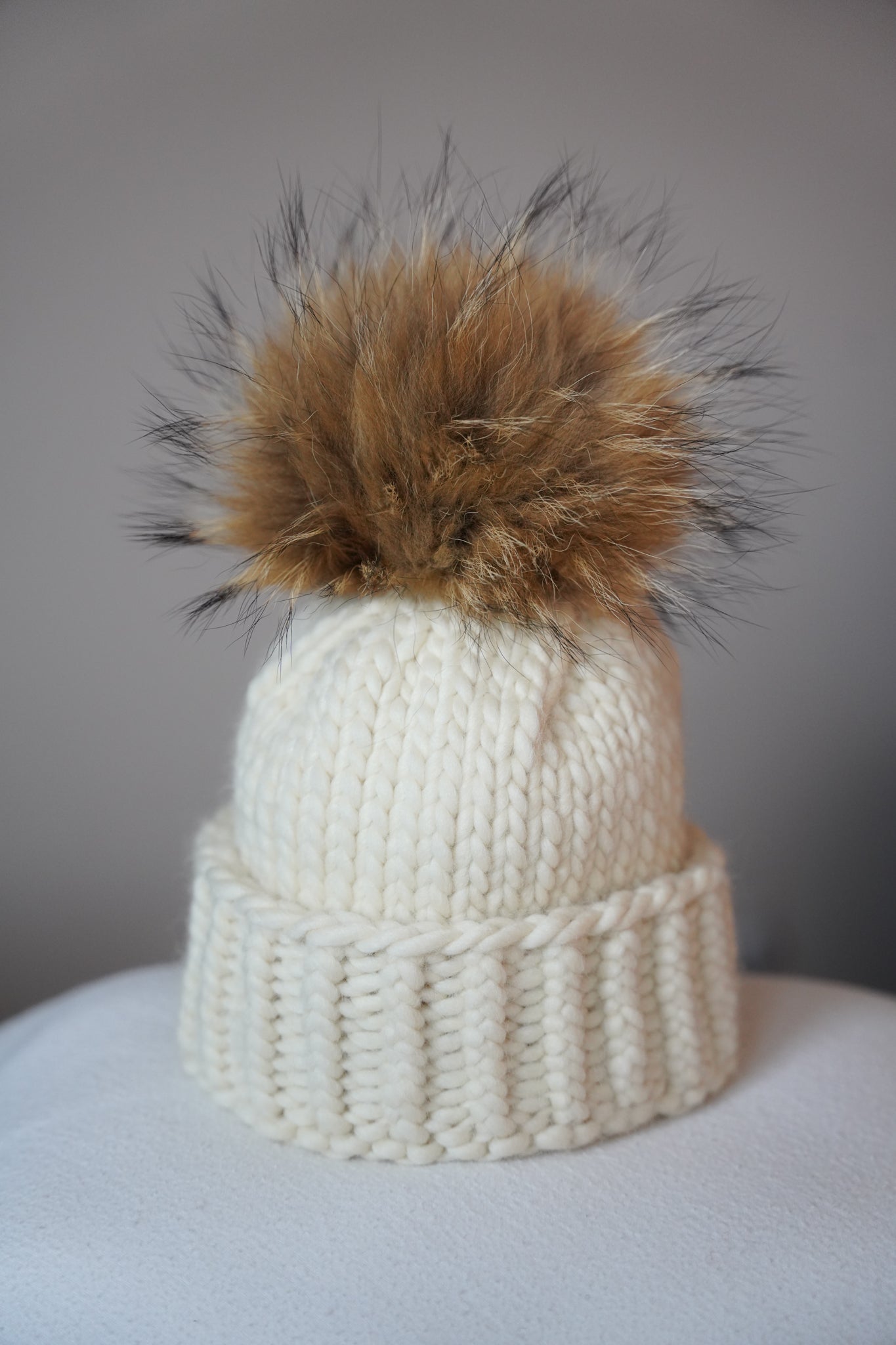 The Bobble Hat - Ivory